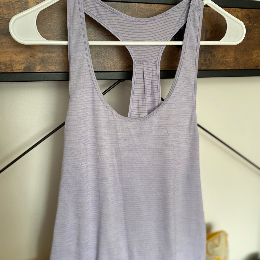 Lululemon’s Lilac softly stripe tank top